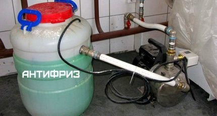 Заполнение системы отопления теплоносителем: как заполнить водой или антифризом Заполнение системы отопления теплоносителем: как заполнить водой или антифризом