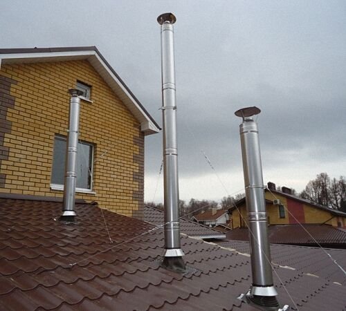 Дымоход для газового котла: виды конструкций, советы по обустройству, нормы и требования к установке