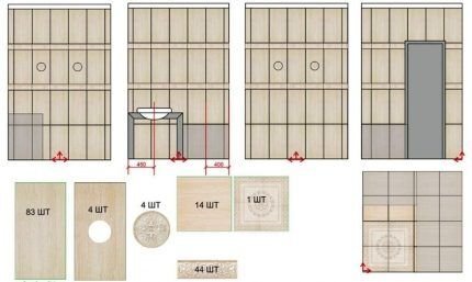 Как рассчитать количество плитки в ванную: способы укладки + порядок расчетов Как рассчитать количество плитки в ванную: способы укладки + порядок расчетов