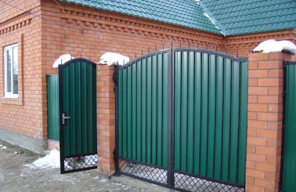 Как сделать ворота своими руками из профнастила: чертежи + пошаговый инструктаж Как сделать ворота своими руками из профнастила: чертежи + пошаговый инструктаж