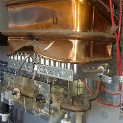 Ремонт теплообменника газовой колонки своими руками: основные этапы пайки медного радиатора